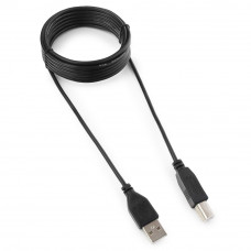 Кабель USB 2.0 A-->B, 3м Гарнизон GCC-USB2-AMBM-3M