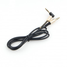 Кабель Audio MiniJack(m) - MiniJack(m)   1м Cablexpert <CCAB-02-35MML-1MB> 90° черный