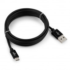 Кабель USB 2.0 A-->microB 5P 1.8м Cablexpert <CC-S-mUSB01Bk-1.8M> черный