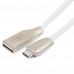 Кабель USB 2.0 A-->microB 5P 1м Cablexpert <CC-G-mUSB01W-1M> серия Gold, белый