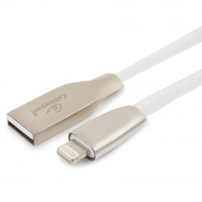 Кабель USB 2.0 A(m) --> Lightning  1м Cablexpert <CC-G-APUSB01W-1M> серия Gold, белый
