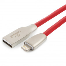 Кабель USB 2.0 A(m) --> Lightning  1м Cablexpert <CC-G-APUSB01R-1M> серия Gold, красный