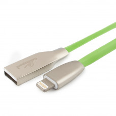 Кабель USB 2.0 A(m) --> Lightning  1м Cablexpert <CC-G-APUSB01Gn-1M> серия Gold, зеленый