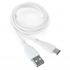 Кабель USB 2.0 A-->C, 1м Cablexpert <CCB-USB2-AMCMO1-1MW>, Classic 0.1, белый