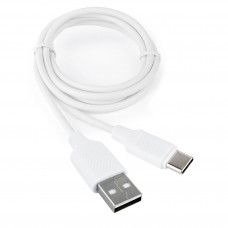 Кабель USB 2.0 A-->C, 1м Cablexpert <CCB-USB2-AMCMO2-1MW>, Classic 0.2, белый