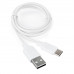 Кабель USB 2.0 A-->C, 1м Cablexpert <CCB-USB2-AMCMO2-1MW>, Classic 0.2, белый