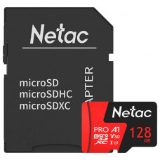 microSDXC 128 Gb cl10 Netac <NT02P500PRO-128G-R> 100 МБ/с