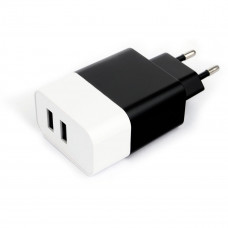 Адаптер питания 220 В - USB Cablexpert <MP3A-PC-27> 3,1А, 2*USB, черный