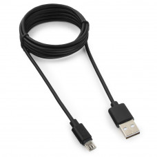 Кабель USB 2.0 A-->microB 5P 1.8м Гарнизон <GCC-mUSB2-AMBM-1.8M> черный