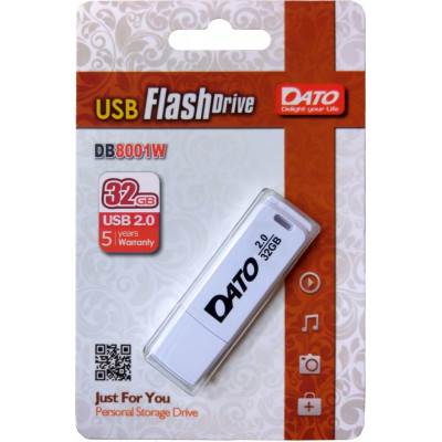 Флэш-диск 32 GB Dato DB8001W-32G USB2.0 белый