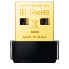 Адаптер TP-Link <Archer T2U NANO> 2.4ГГц / 5ГГц USB 2.0