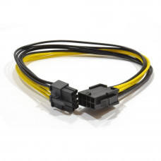 Удлинитель кабеля питания PCI-Express 6+2pin +12в 30см Cablexpert <CC-PSU-84>