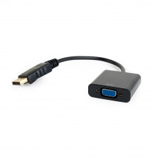 Переходник DisplayPort(m) --> VGA(f) Cablexpert A-DPM-VGAF-02, кабель 15см