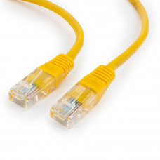 Патч-корд UTP   7.5m Cablexpert PP12-7.5M/Y желтый кат.5E