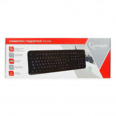 Клавиатура Gembird KB-200L USB, подсветка