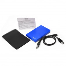 Flexi-Drive EXT Gembird  SATA USB2.0, 2.5" <EE2-U2S-40P-B> синий, пластик