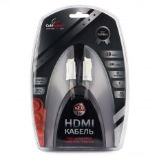 Кабель HDMI ==> HDMI 2.0 (19M/19M)  1м Cablexpert <CC-P-HDMI02-1M>