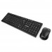 Клавиатура+мышь Гарнизон GKS-110, черный, 2.4 ГГц, 1000 DPI