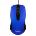 Мышь Gembird MOP-400-B, синий USB, бесшумный клик