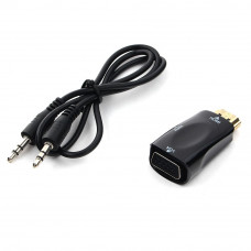 Конвертер HDMI(m) --> VGA(f) Cablexpert <A-HDMI-VGA-02> Jack3.5 аудиовыход