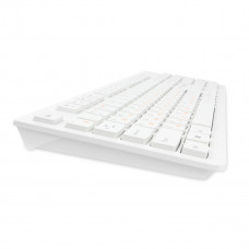 Клавиатура+мышь Гарнизон GKS-140, 2.4ГГц, белый, 104 кл., доп. ф-ии м/медиа, 1600 DPI