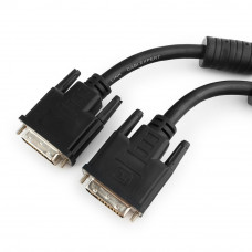 Кабель DVI-D double link (25M/25M) 1.8м Cablexpert <CC-DVI2-BK-6> ф/кольца
