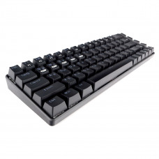 Клавиатура Gembird KBW-G500L, беспр. механ.,  мет, переключатели Outemu Blue, 68 клавиш, RAINBOW