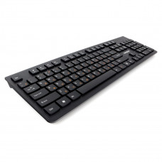 Клавиатура+мышь Гарнизон GKS-130, 2.4ГГц, черный, 104 кл., доп. ф-ии м/медиа, 1600 DPI