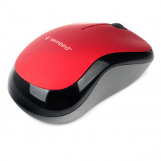 Мышь Gembird MUSW-270, беспр., опт., 2.4ГГц, красный, 3 кнопки,1000DPI
