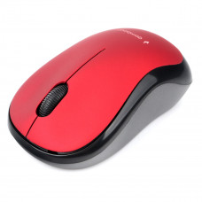 Мышь Gembird MUSW-270, беспр., опт., 2.4ГГц, красный, 3 кнопки,1000DPI