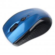 Мышь Gembird MUSW-425, 2.4ГГц, синий глянец, 6 кнопок,2400DPI