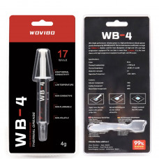 Термопаста Wovibo WB-4  4 гр. шприц 17 Вт/мК
