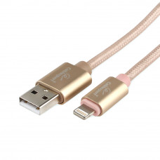 Кабель USB 2.0 A-->Apple Lightning 8P 3м Cablexpert <CC-U-APUSB01Gd-3M> серия Ultra, золотой