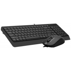 Клавиатура+мышь A4 Fstyler F1512 черный USB