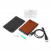 Flexi-Drive EXT Gembird  SATA USB3.0, 2.5" <EE2-U3S-70L-BR> коричневый, металл+кожзам