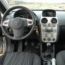 Переходная рамка Intro ROP-N06-1 Opel Corsa 06+ 2/1din black