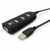 Концентратор USB 2.0 4 порта Konoos <UK-02> "Фрегат"