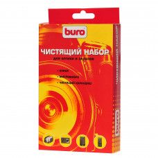 Набор Buro <BU-FTS> для фото, двухсторонний чистящий карандаш + спрей 10мл + микрофибра 180 х 180 мм