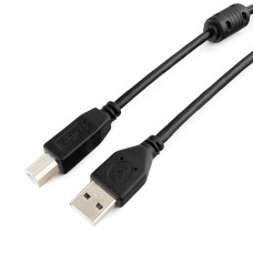 Кабель USB 2.0 A-->B, 3м проф. <CCF-USB2-AMBM-10> феррит.кольц., черный