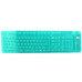 Клавиатура AgeStar AS-HSK810FA (GREEN) combo USB+ PS/2, гибкая, 109 клавиш