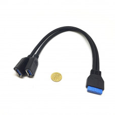 Планка для мат. платы 20 pin Espada EIDC20PF-USB3X2 <кабель 50 см>