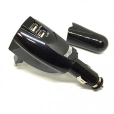 Адаптер питания Espada <DCU5> 220V/авто --> 2 x USB