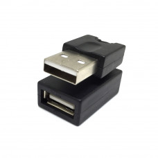 Переходник USB 2.0 A(m) --> A(f) Espada <EUSB2Am-Af360><37669> поворотный 360°/ 360°
