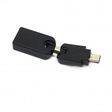 Переходник USB 2.0 A(f) --> miniUSB(m) поворотный 360°/ 360° Espada <EUSB2fmnUSBm360><37674>