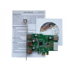 Контроллер PCI-E, USB3.0 Espada <FG-EU308A-1-CT01> 3 port ext 1 port int