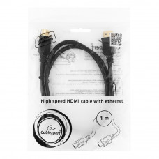 Кабель HDMI ==> HDMI 1.4 (19M/19M)   1м Cablexpert <CC-HDMI4L-1M>