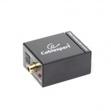 Конвертер Audio Cablexpert <DSC-OPT-RCA-001> цифр. сигнал ==> аналог, 1 x RCA (Coax) 1 x Toslink/2RC