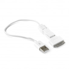 Переходник Gembird <A-USBTO12B> USB --> mini-USB, micro-USB, iPhone4, iPad