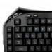 Клавиатура Gembird KB-G100L, USB, игровая, синяя подсветка символов, создание макросов