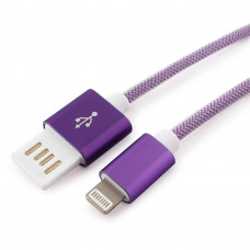 Кабель USB 2.0 A(m) --> Lightning  1м Cablexpert <CCB-ApUSBp1m> фиолетовый металлик (КОРОБКА)